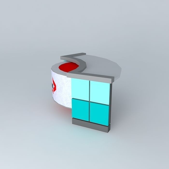 Global Local News Desk free 3D model CGTrader