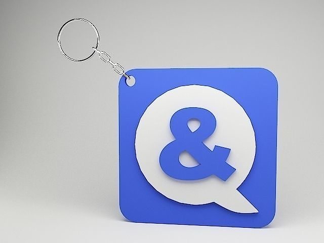 And 3D printable Key chain model 3D model 3D printable | CGTrader
