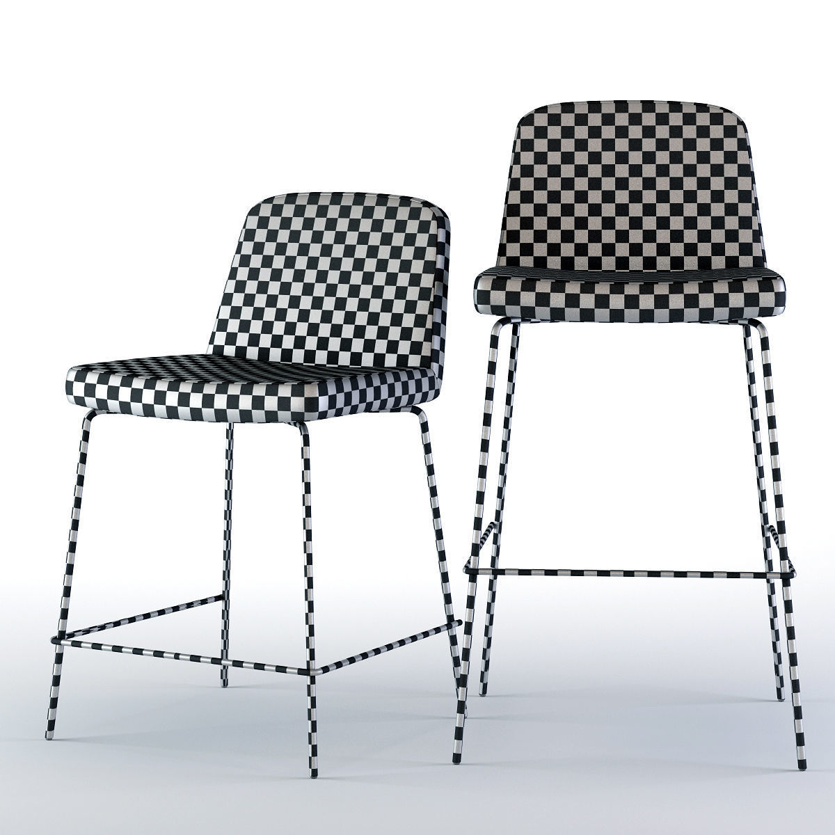 3D model CB2 Charlie Bar Stools VR / AR / lowpoly CGTrader