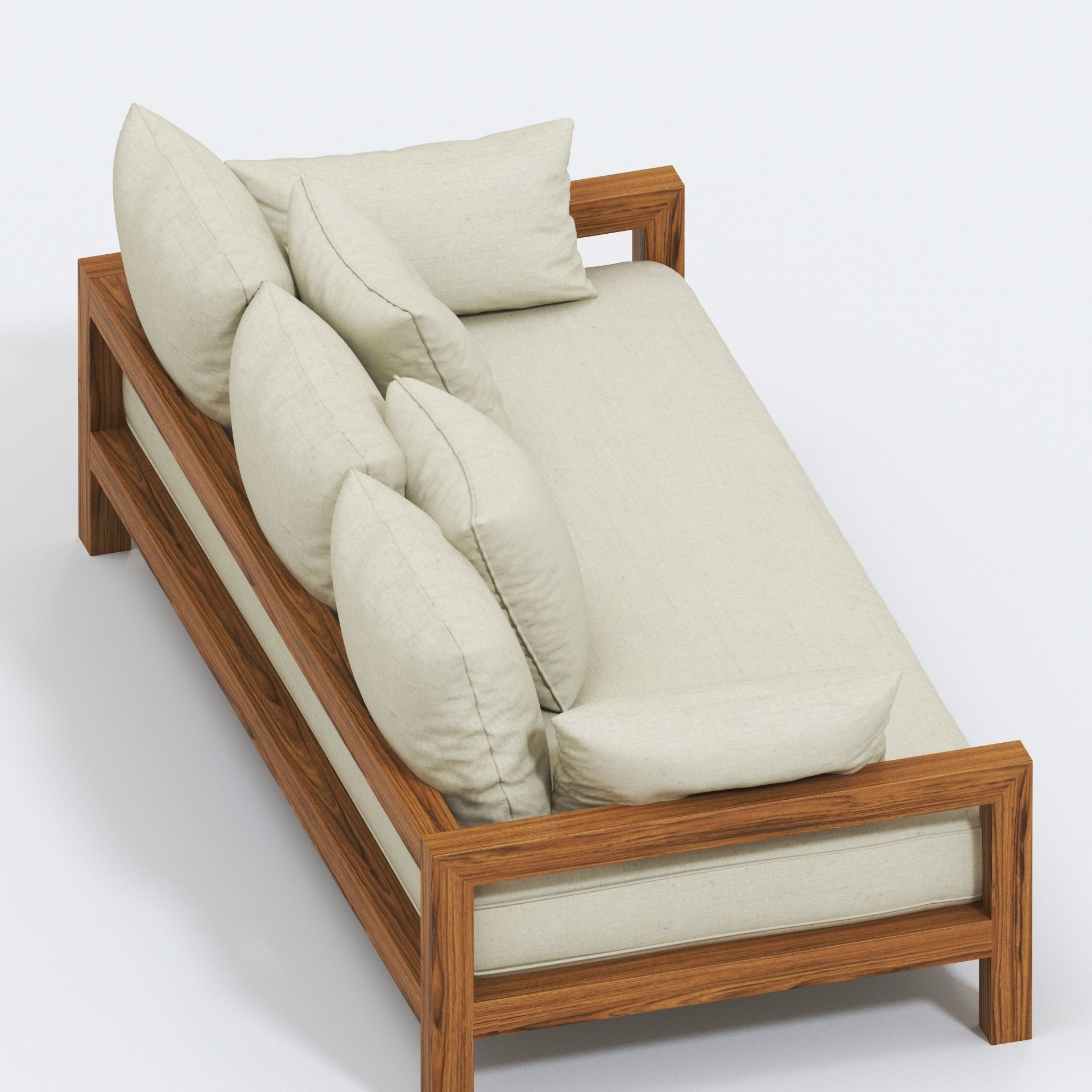 James Perse Furniture MONTECITO DAYBED 3D model CGTrader