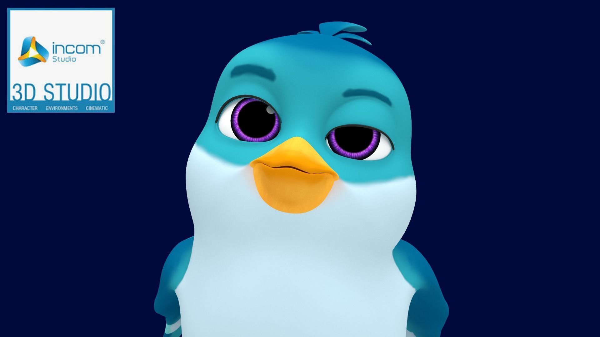 Asset - Cartoons - Character - Sparrow - Hight Poly