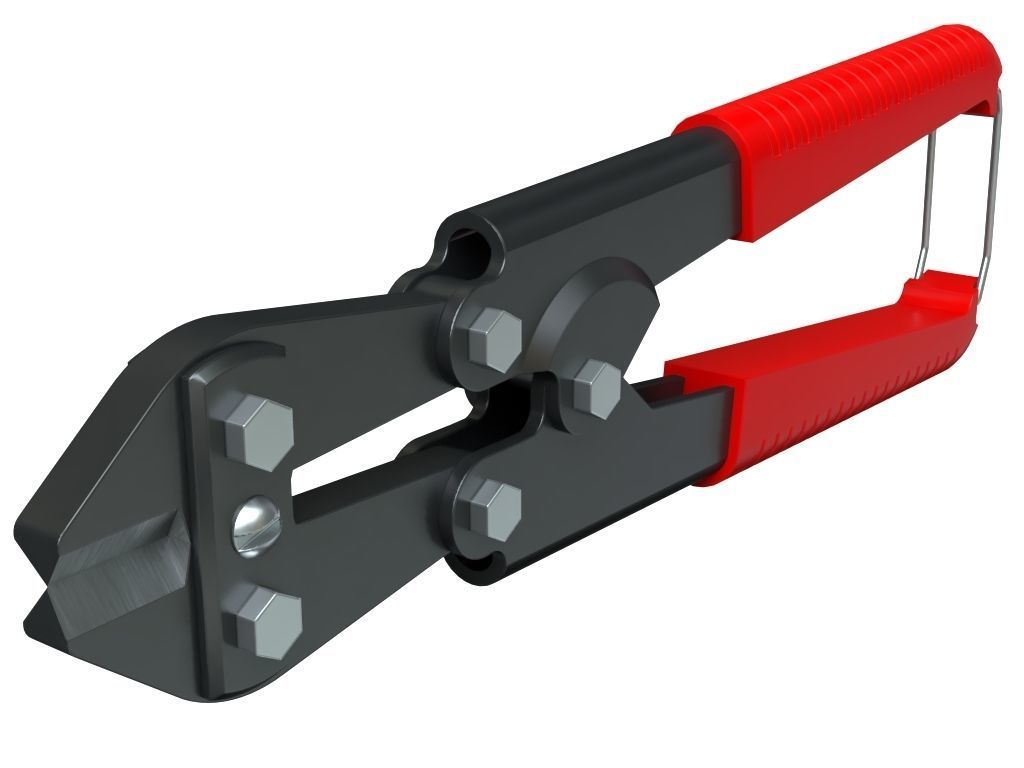 Bolt Cutter 3D model CGTrader