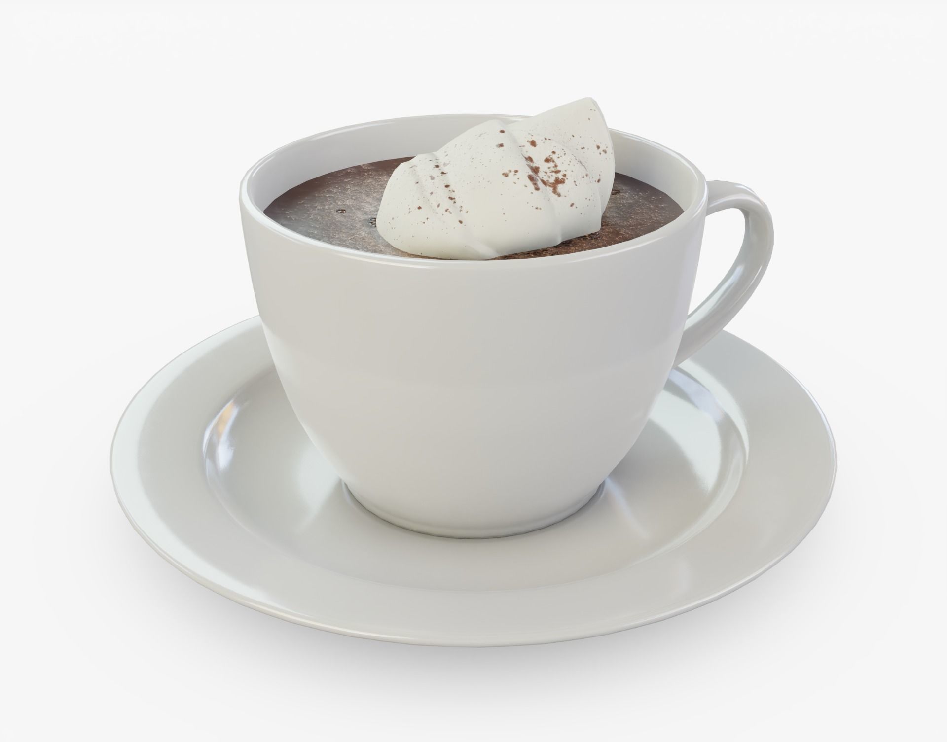 3D model Hot Chocolate VR / AR / lowpoly OBJ 3DS FBX STL BLEND