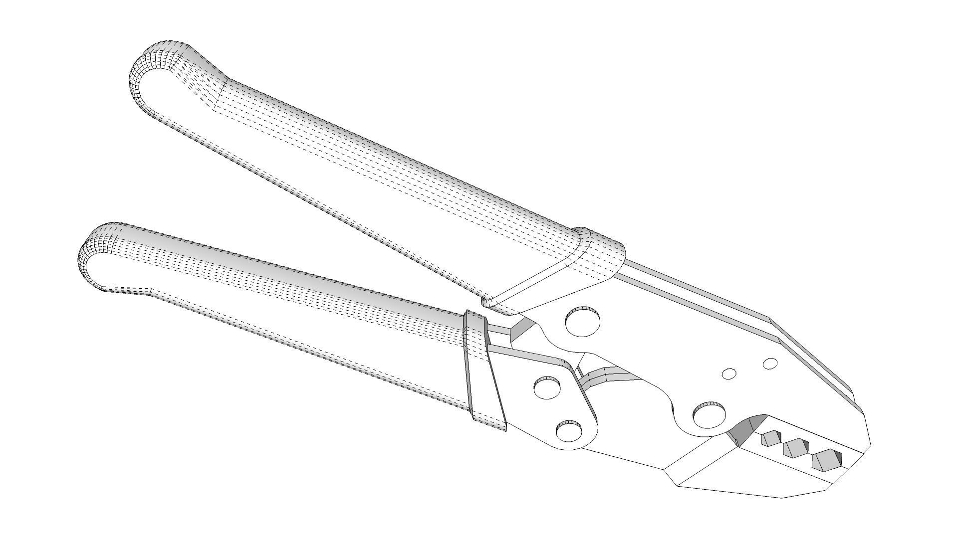 Crimping Tool 3D model CGTrader