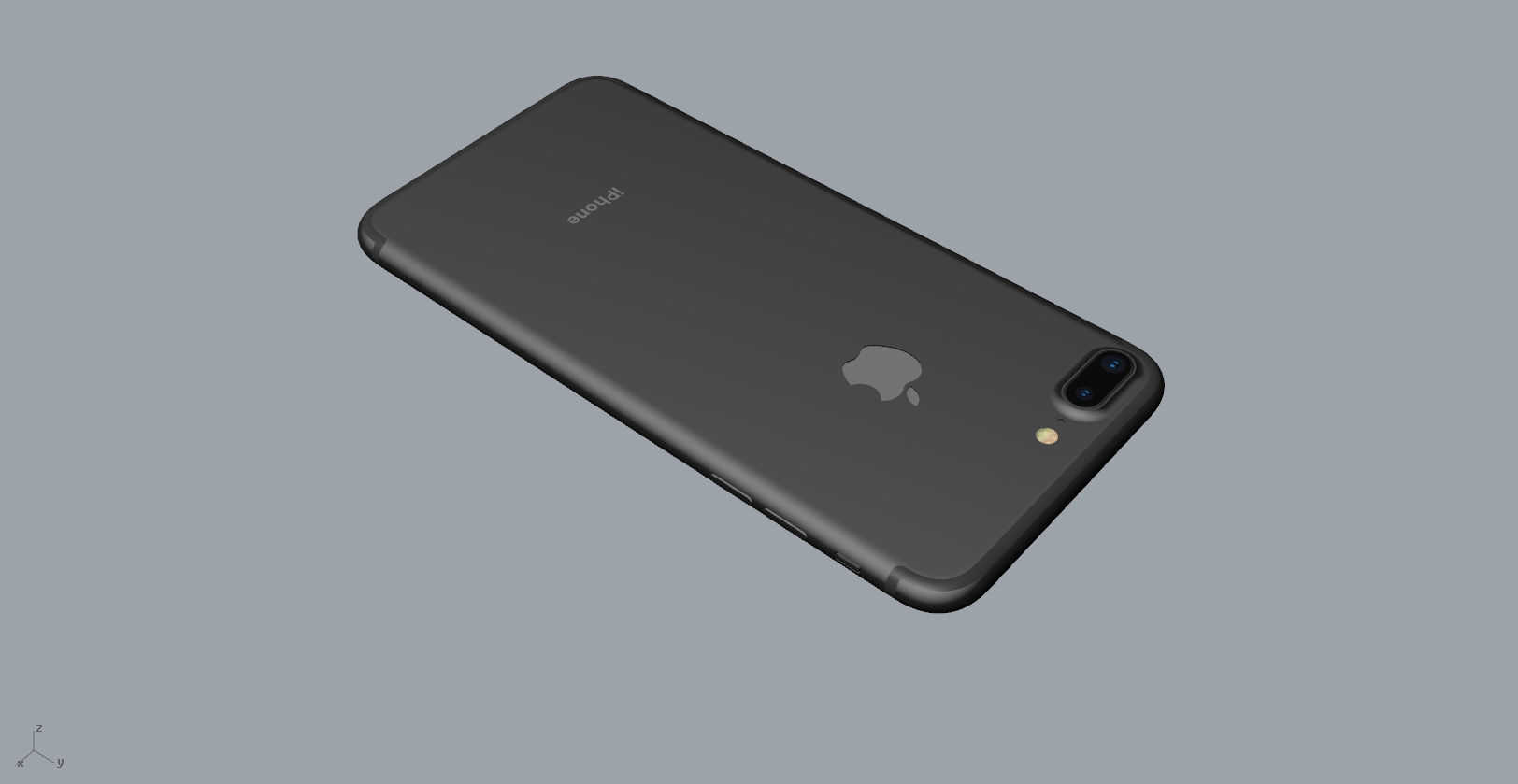 Realistic iphone 7 PLUS production 3D model 3D model 3D printable ...