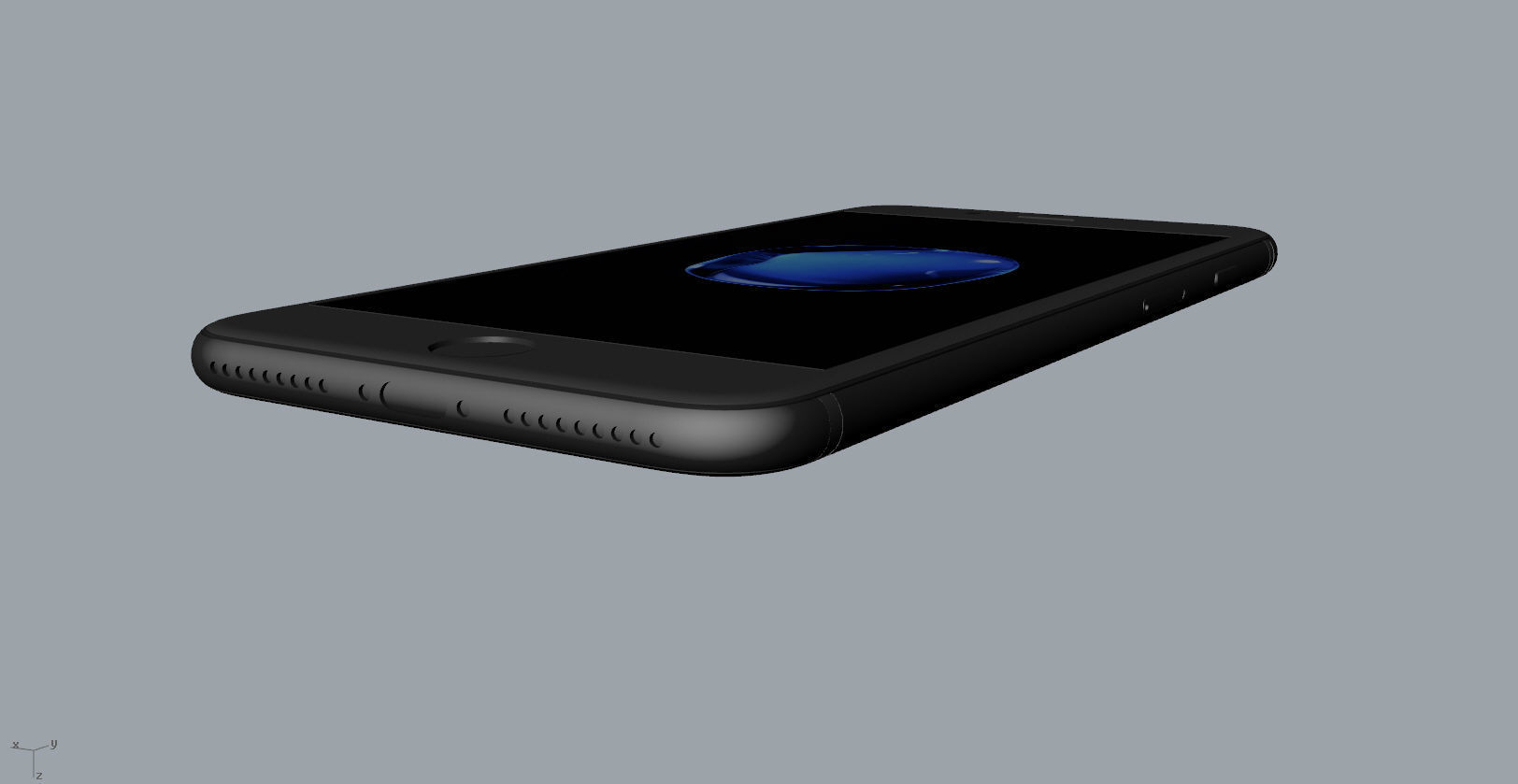 Realistic iphone 7 PLUS production 3D model 3D model 3D printable ...