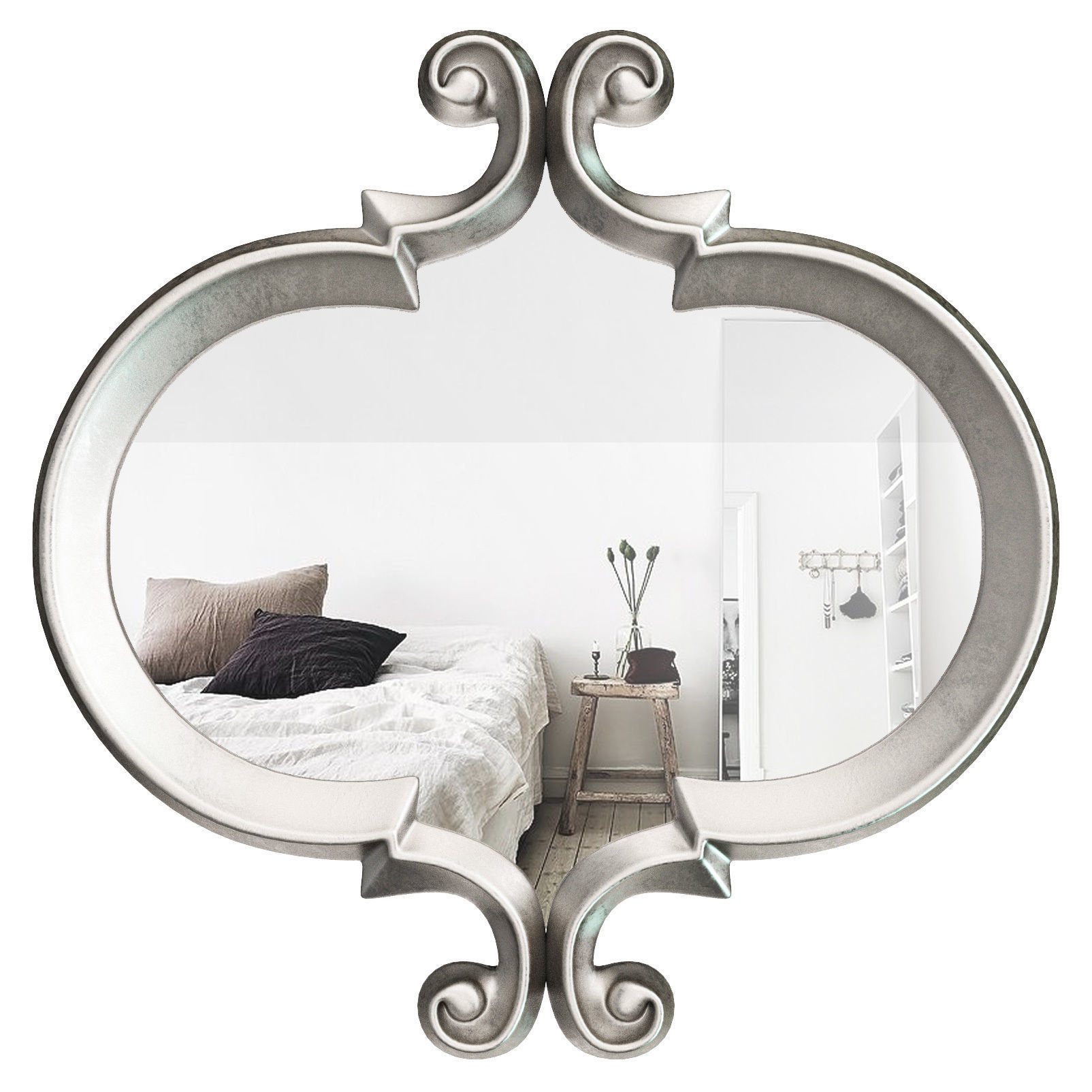 Contemporary Meadow Wall Mirror Oblong Shape ATGD5526 3D model CGTrader