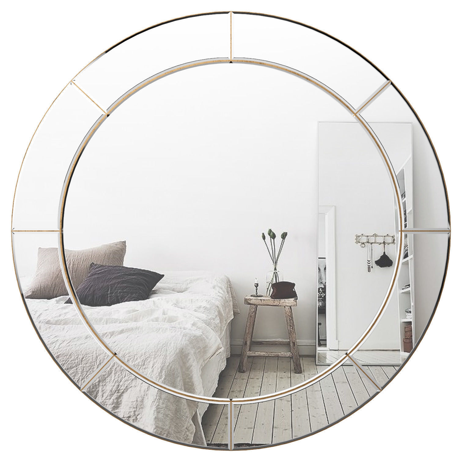 Large Round Wall Mirror Brys3835 3d Model