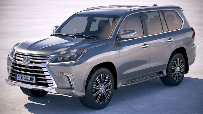 Lexus Lx 570 2017 Model Cgtrader Lexus Lx 570 2017 Model Max Obj Mtl S Fbx C4d Lwo Lw Lws 1
