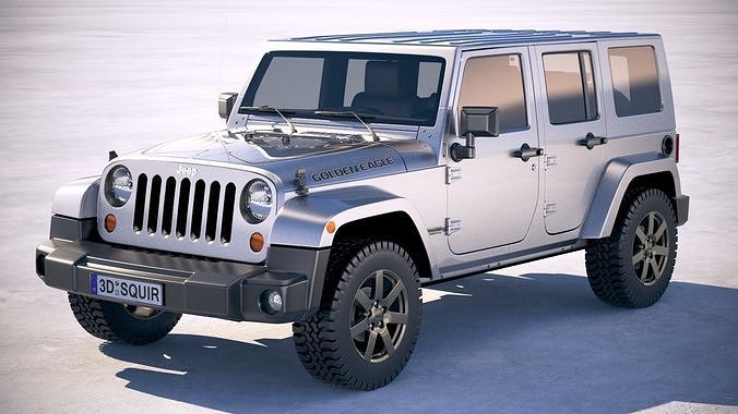Model Jeep Wrangler Golden Eagle 2017 Cgtrader