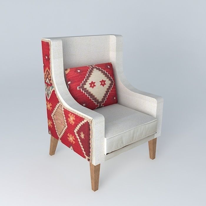 KILIM chair houses the world 3D model