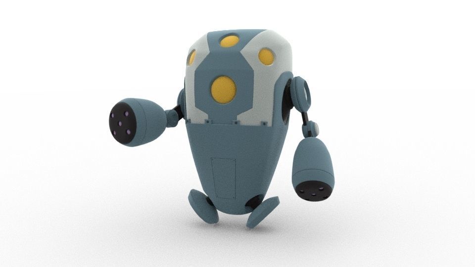 Hovering RoboGuard 3D model