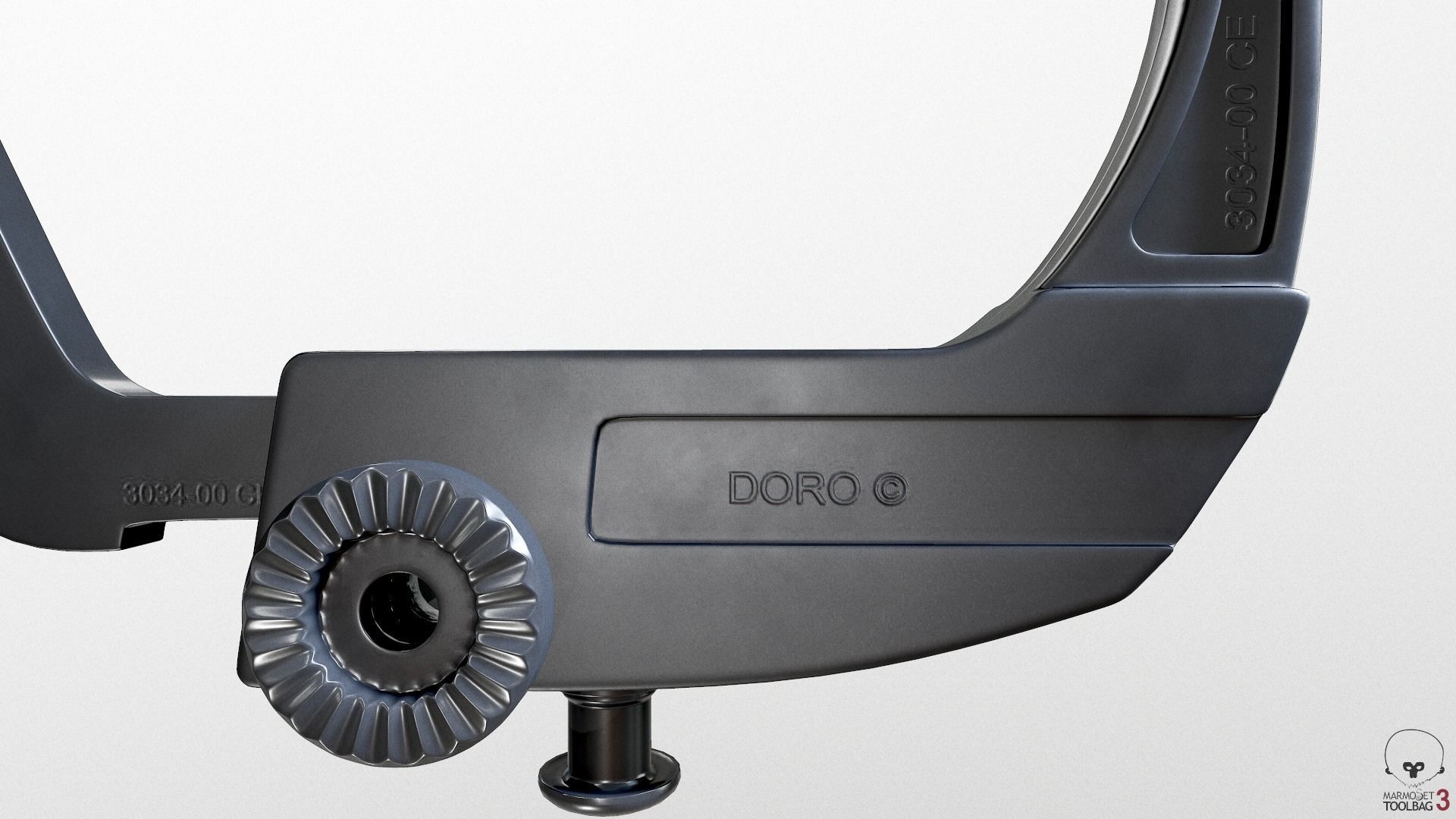 Medical Skull Clamp 3D model CGTrader