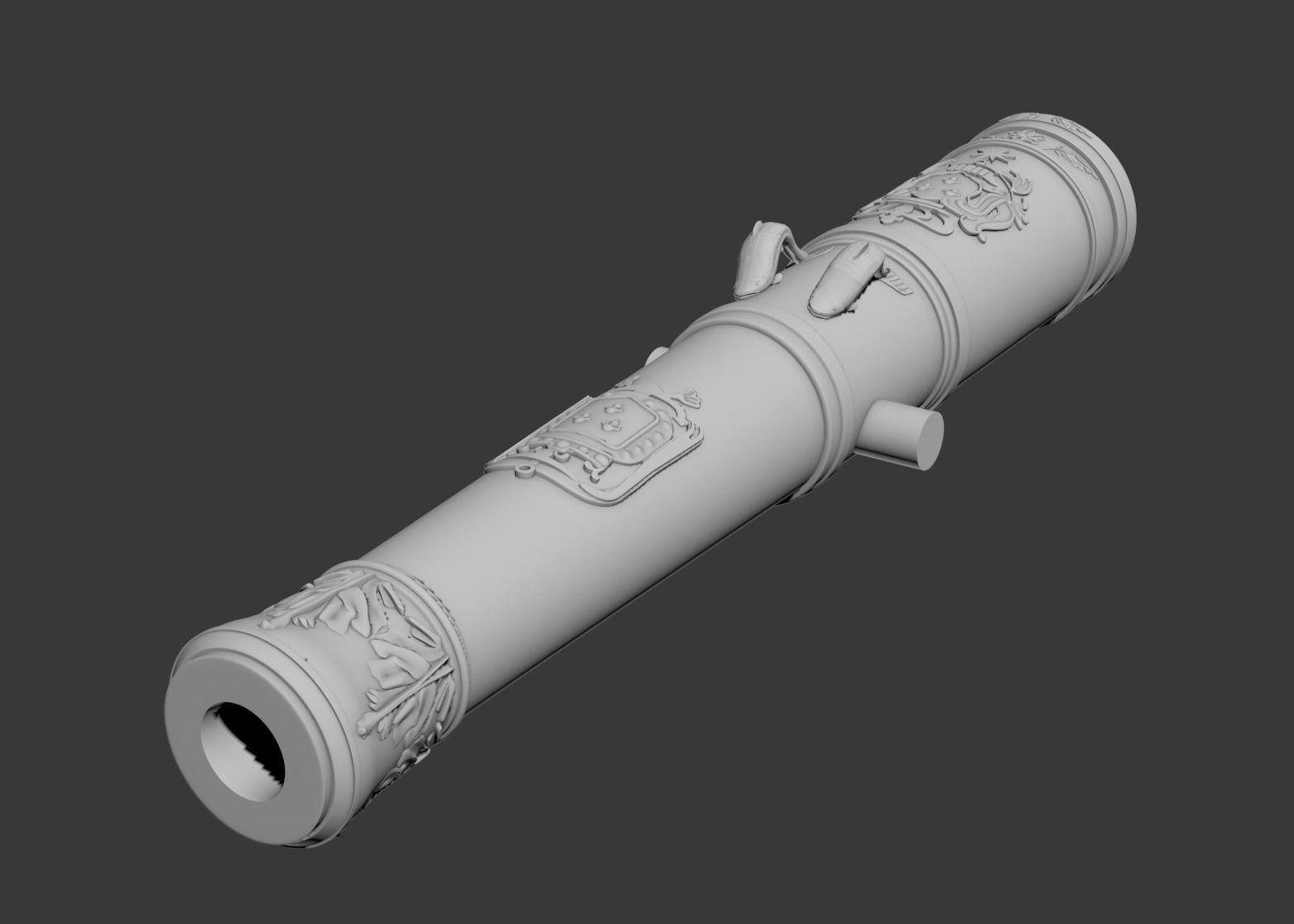 Ancient cannon Warship 3D model 3D printable | CGTrader