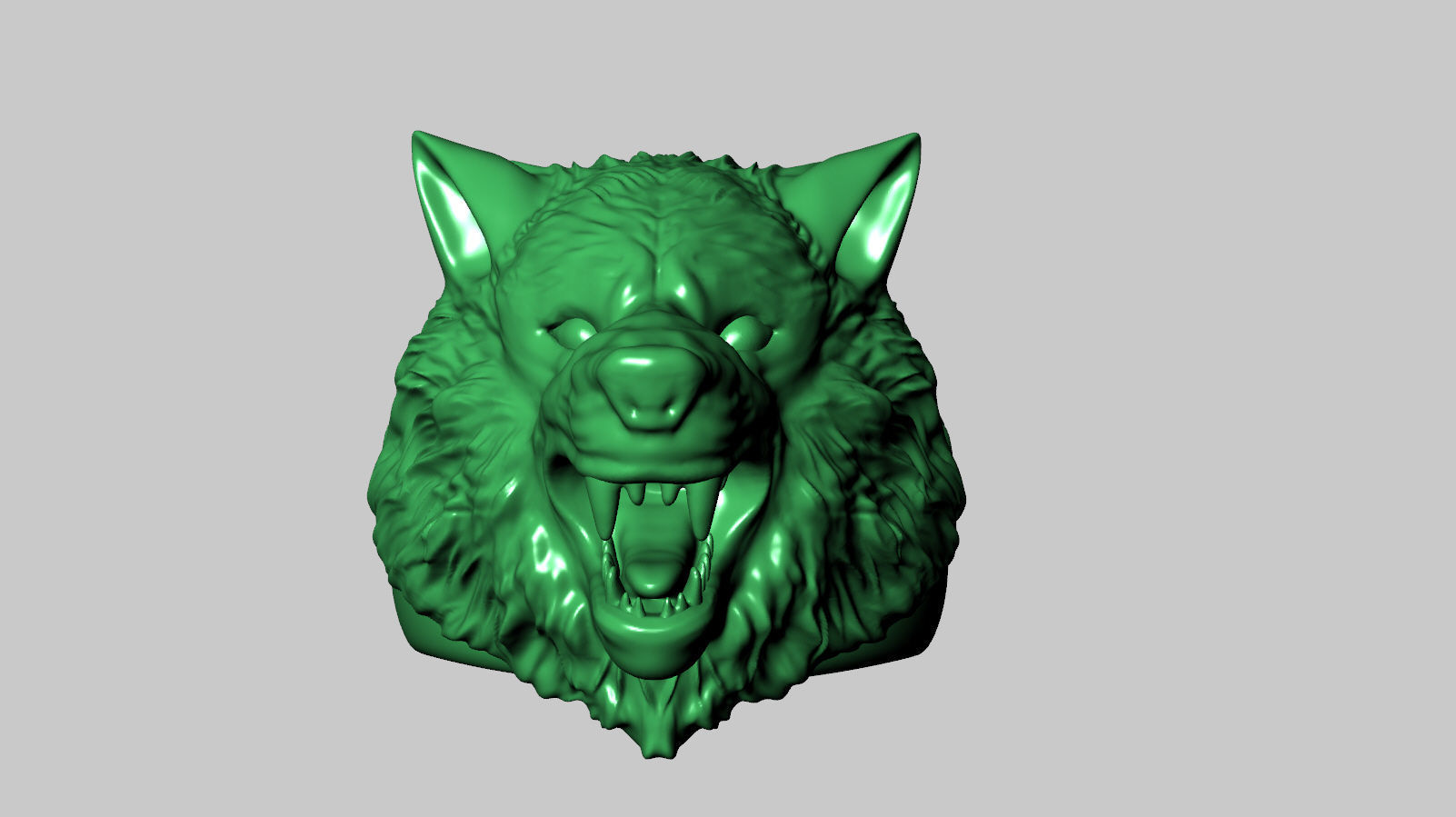 Wolf Ring 3D model