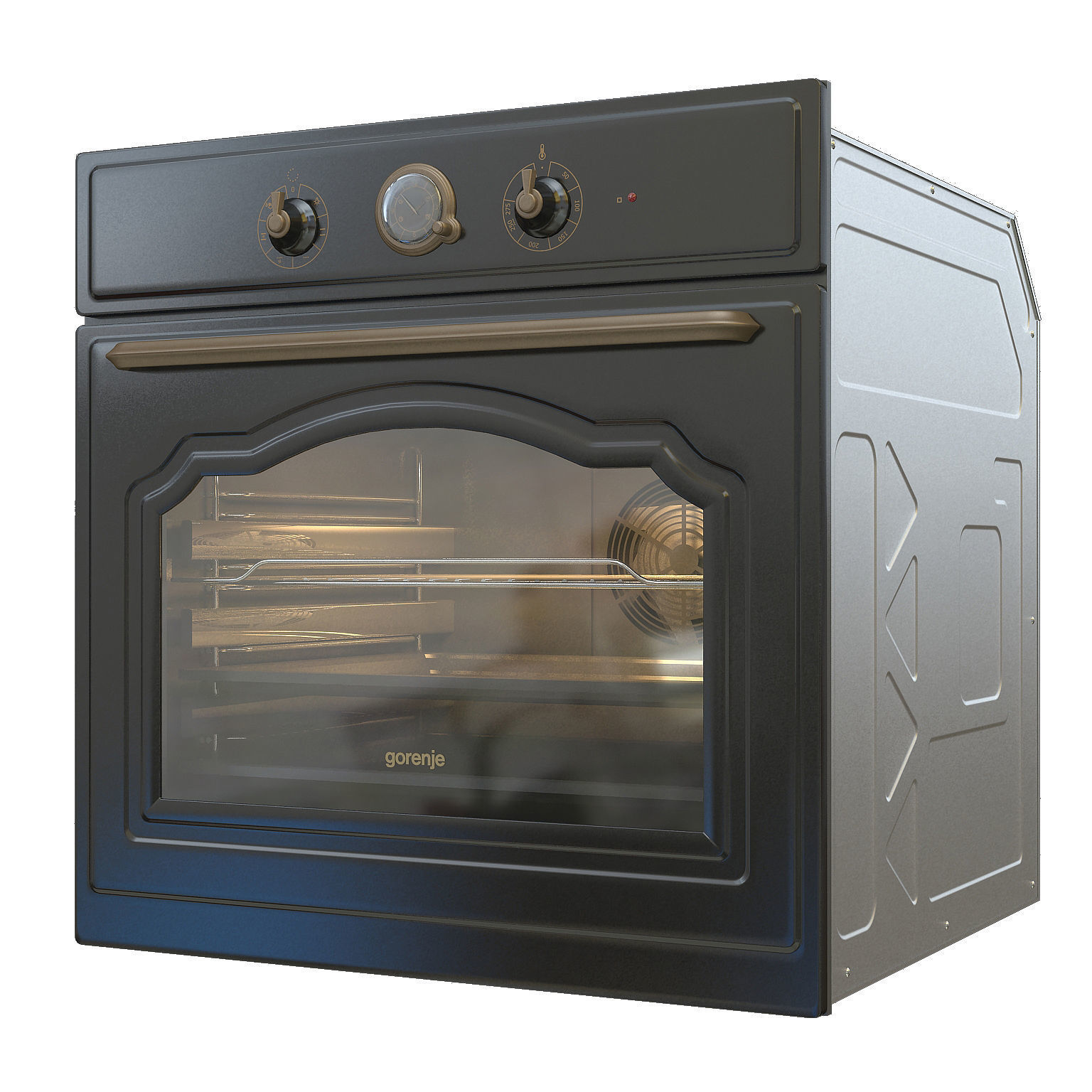 Gorenje classico b053cli classic oven black 3D model CGTrader