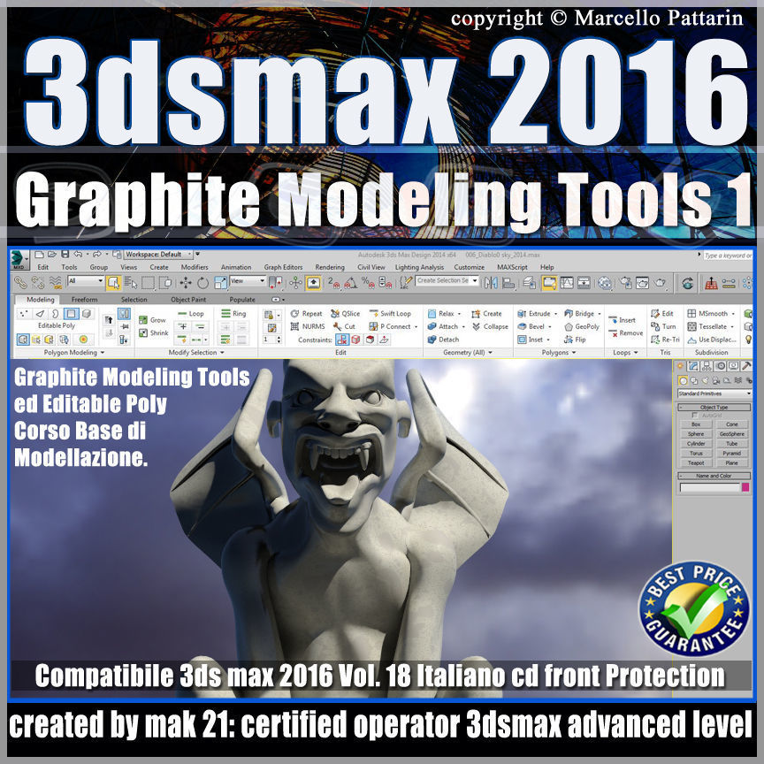 018 3ds max 2016 Graphite Modeling Tools 1 vol 18 cd front