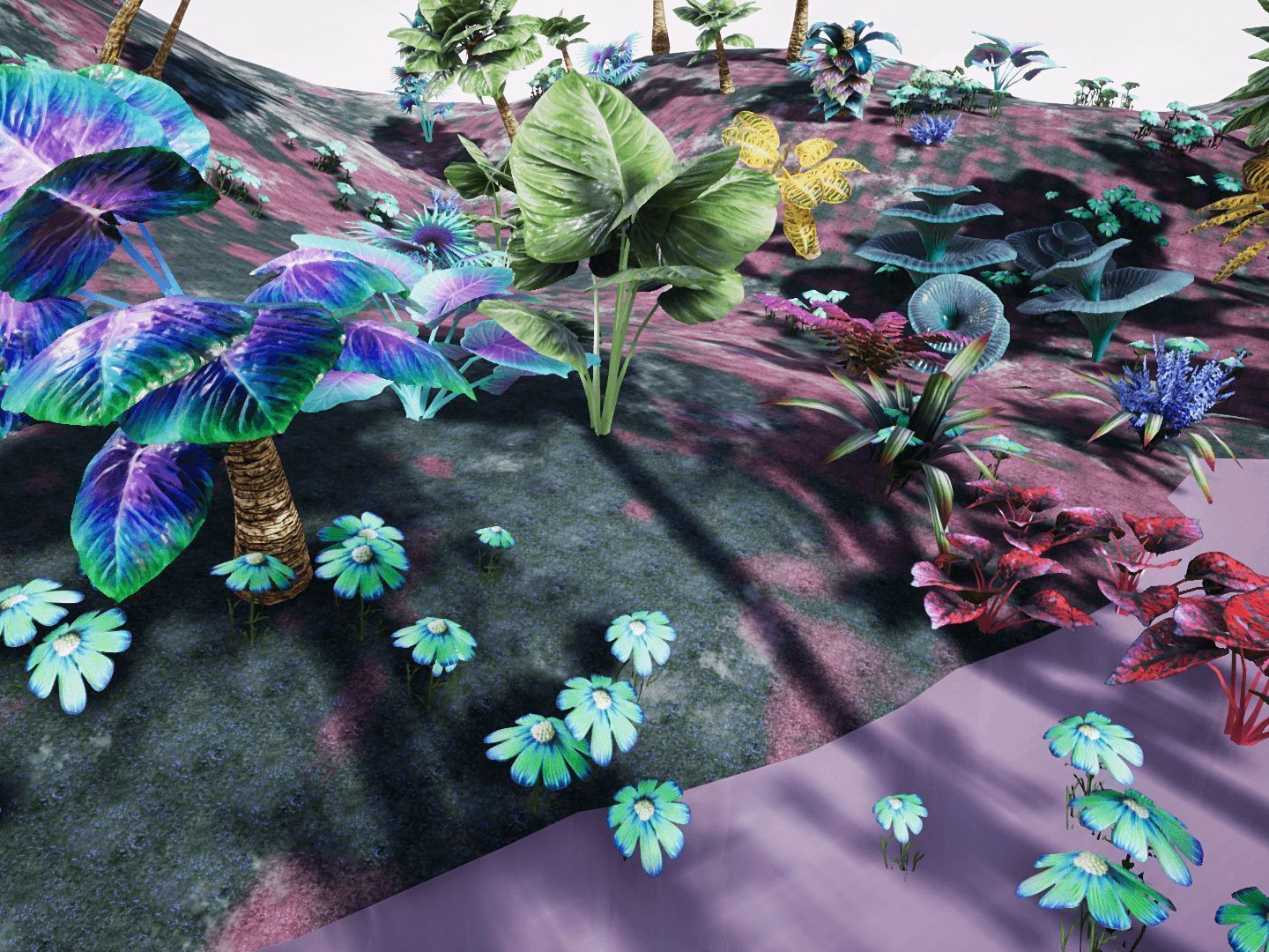 3D model Alien Vegetation UNREAL VR / AR / low-poly | CGTrader