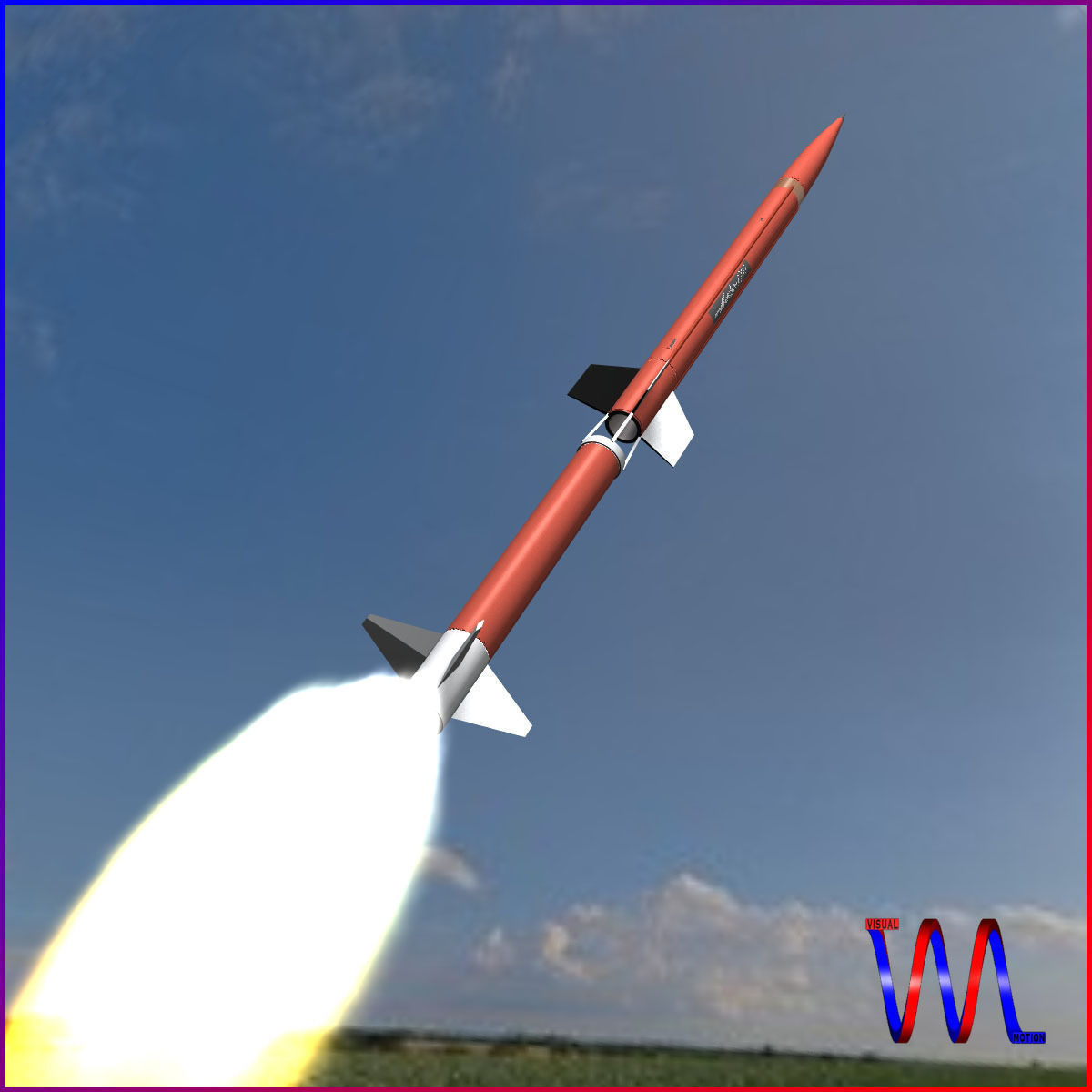3d aerobee 170 rocket cgtrader