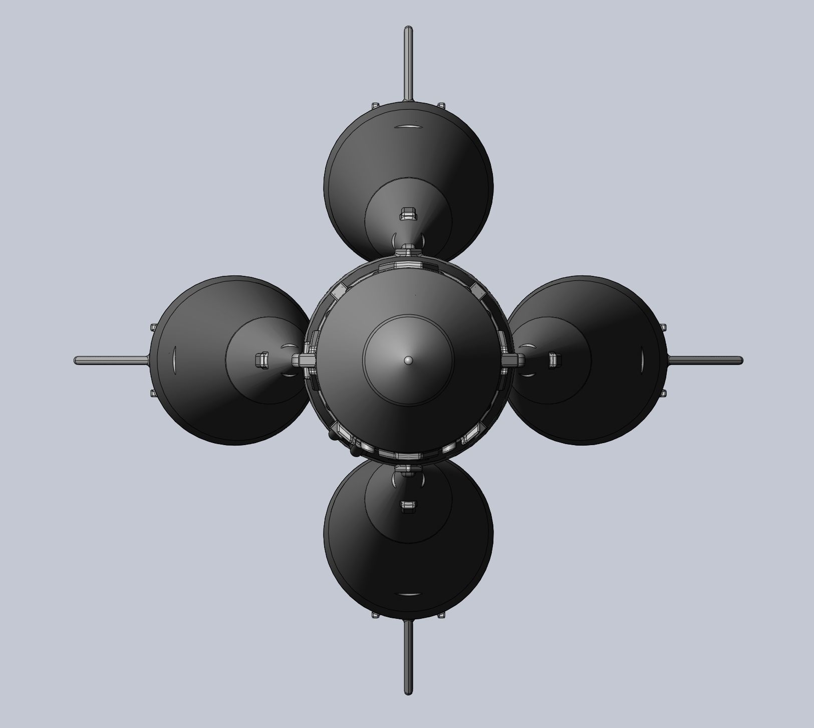 Vostok K Rocket Model 3D model 3D printable | CGTrader