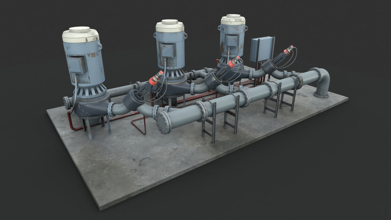 Machinery device Pump station