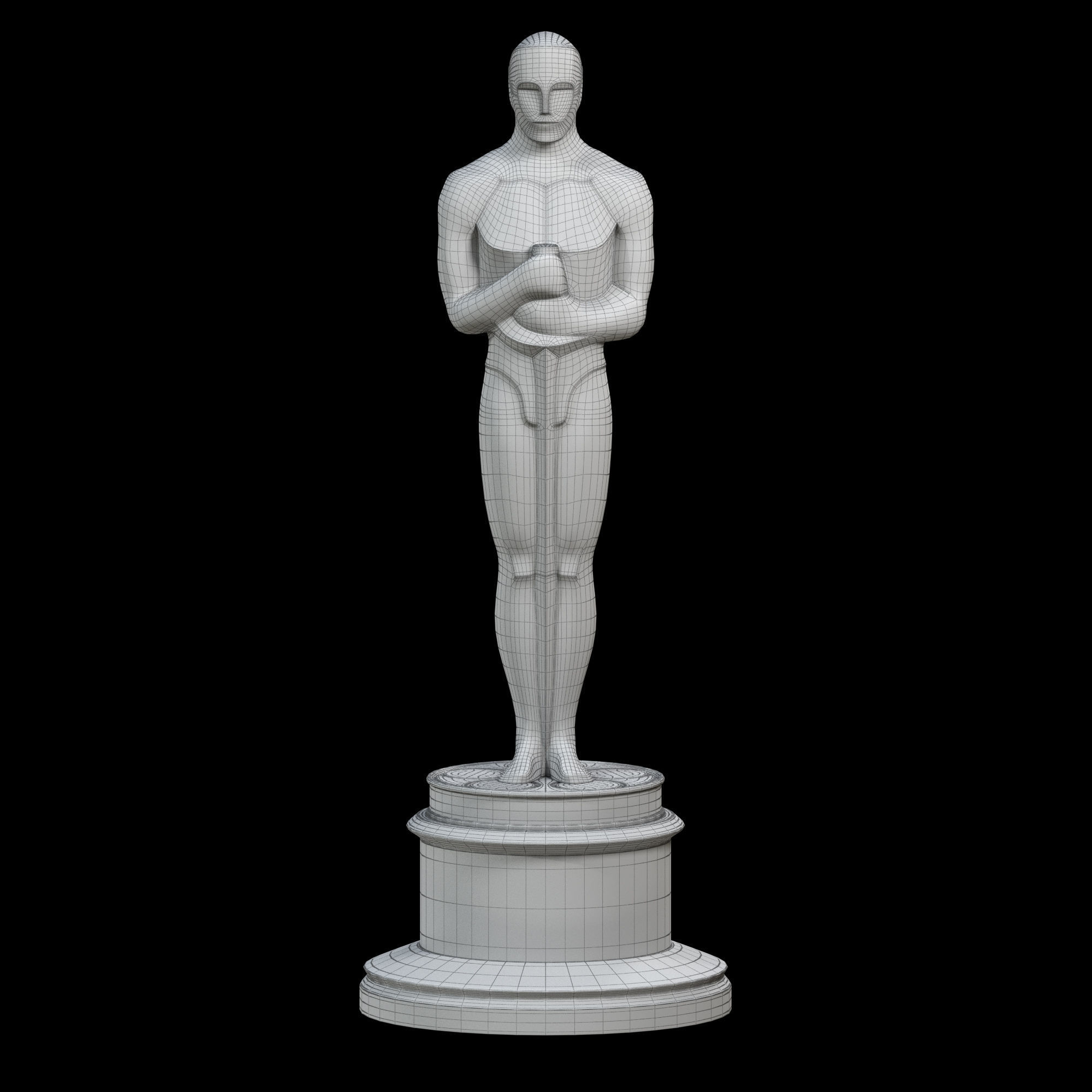 Oscar Award Statue print 3D model 3D printable | CGTrader