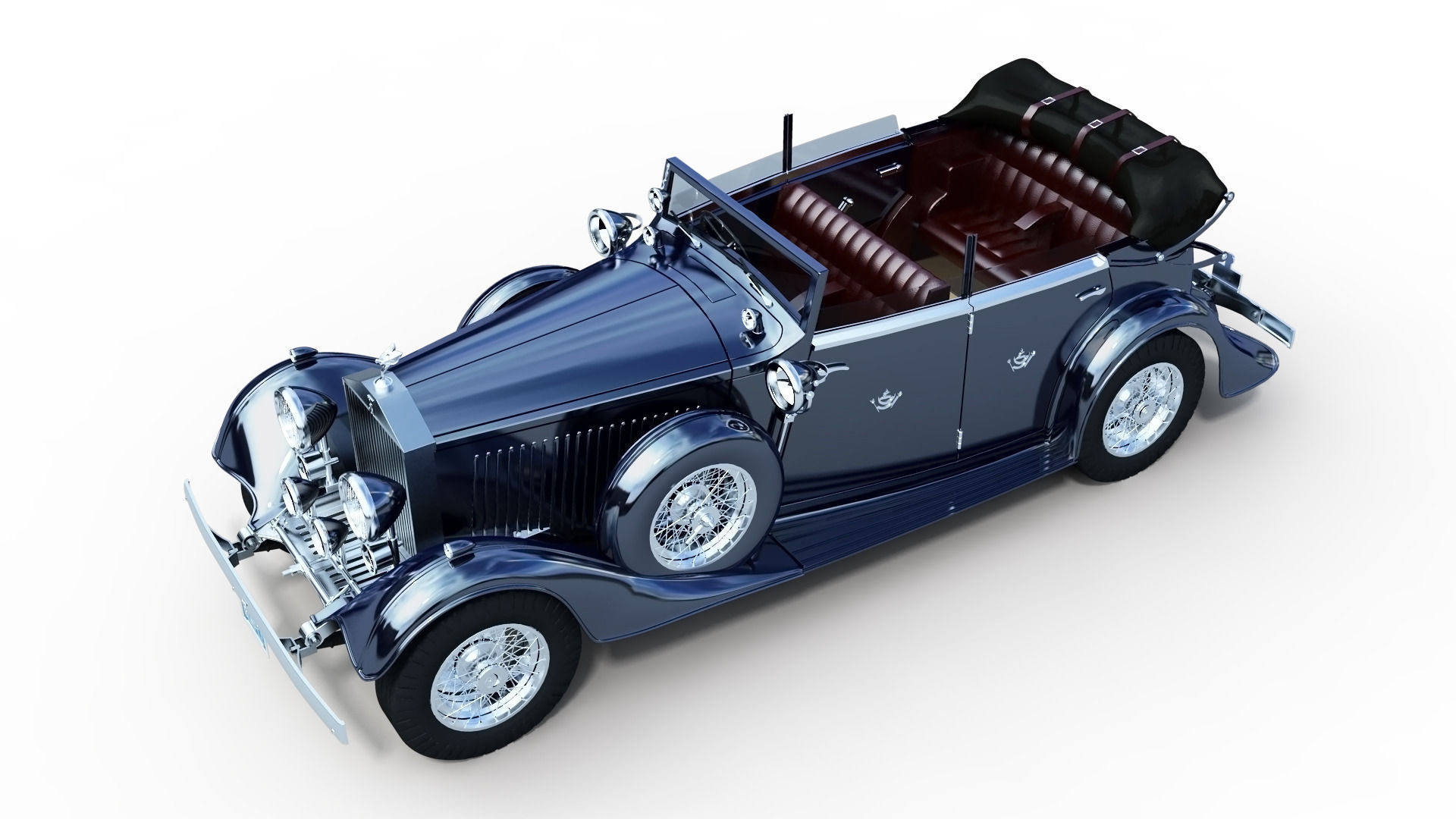 Rolls Royce Phantom II 3D Model MAX | CGTrader.com