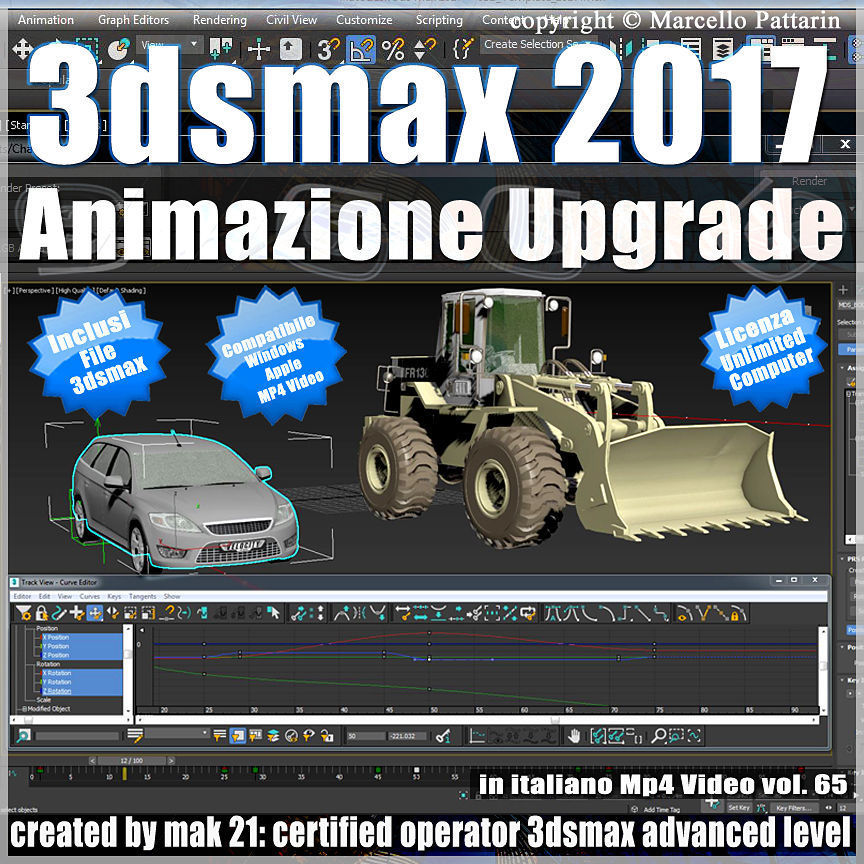 3ds max 2017 Animazione Upgrade vol 65 MP4
