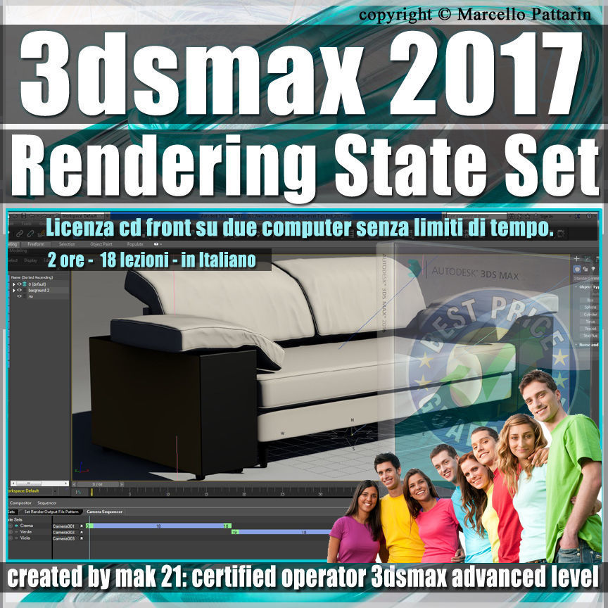 003 3ds max 2017 Rendering State Set vol 3 CD Front