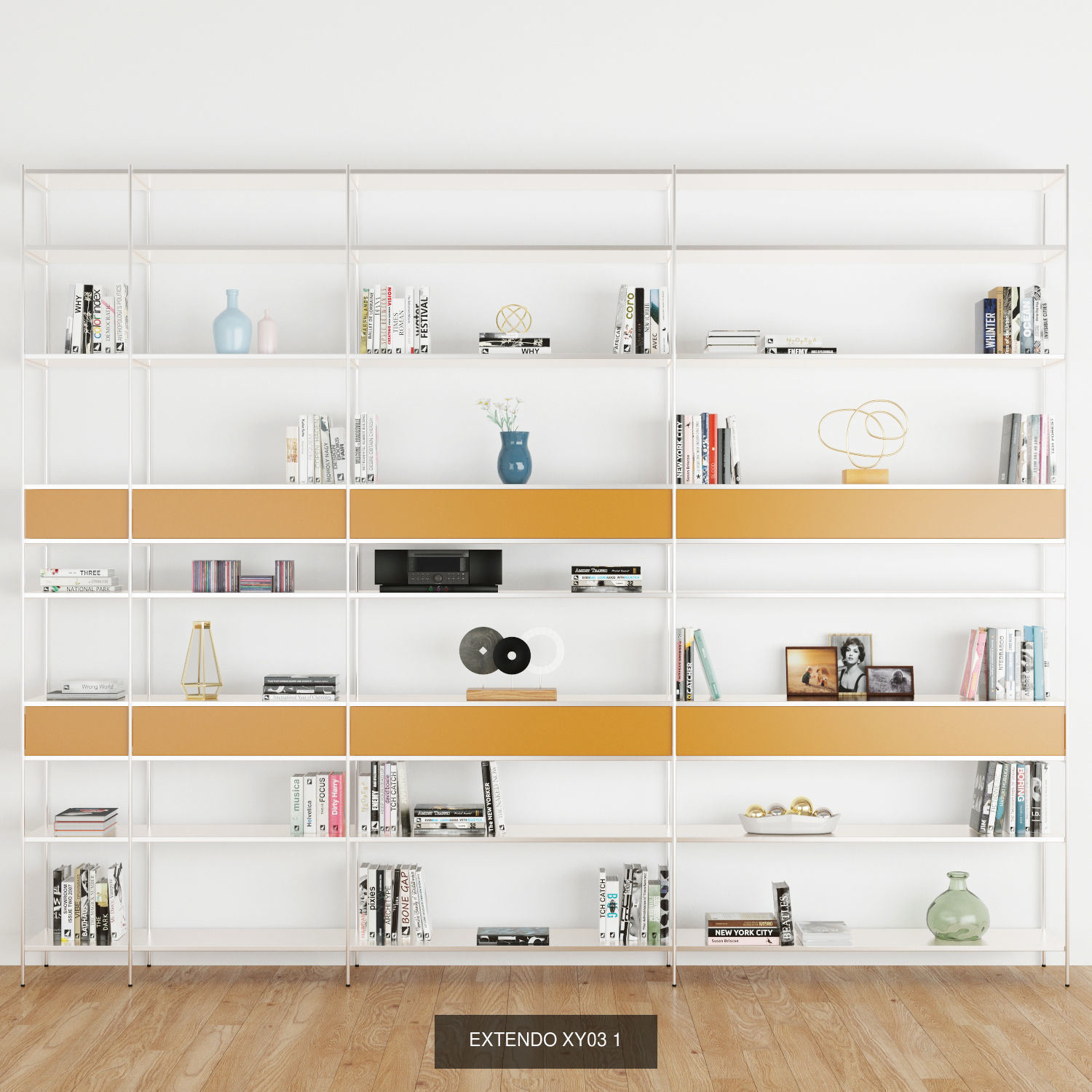Shelves EXTENDO 15 models 3D Model Collection CGTrader