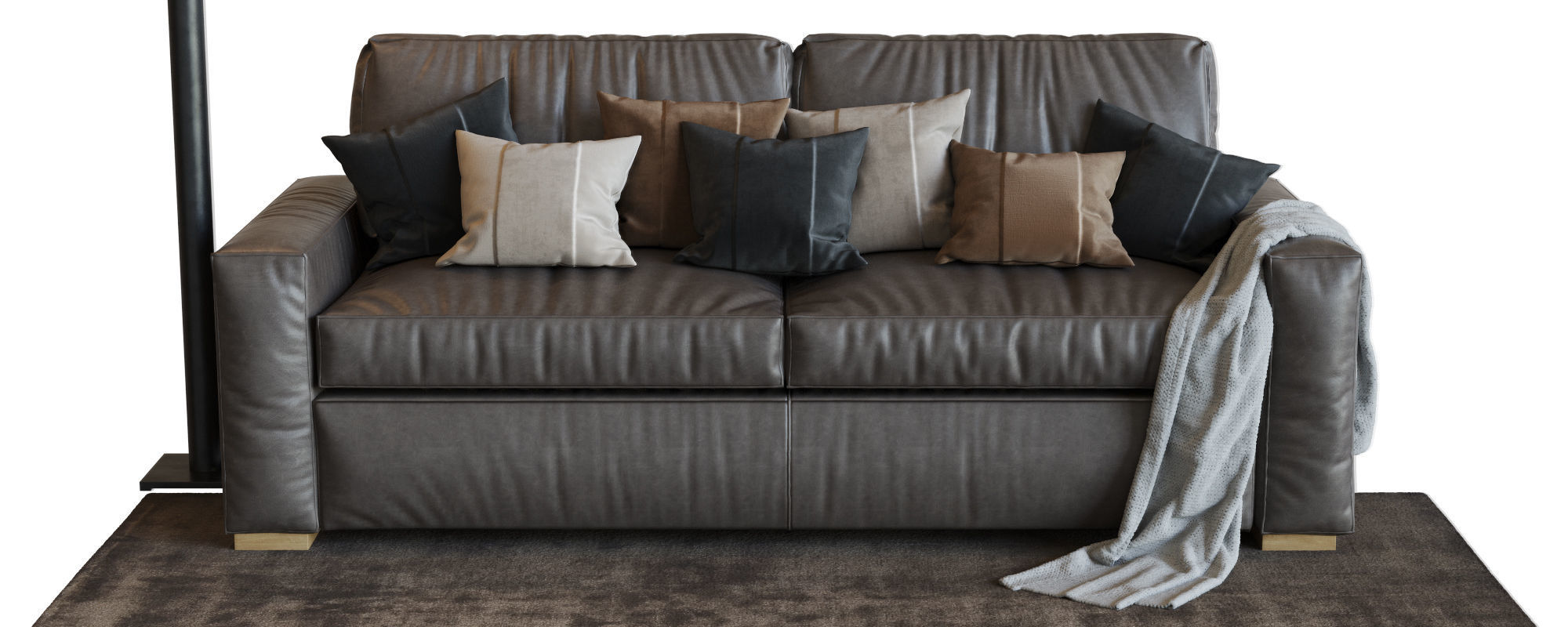 MAXWELL PREMIUM LEATHER SLEEPER SOFA 3D model CGTrader