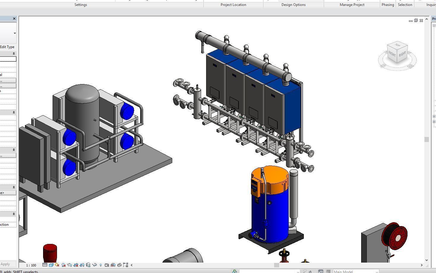 Mechanical Equipments Revit Families 2016 3D model | CGTrader