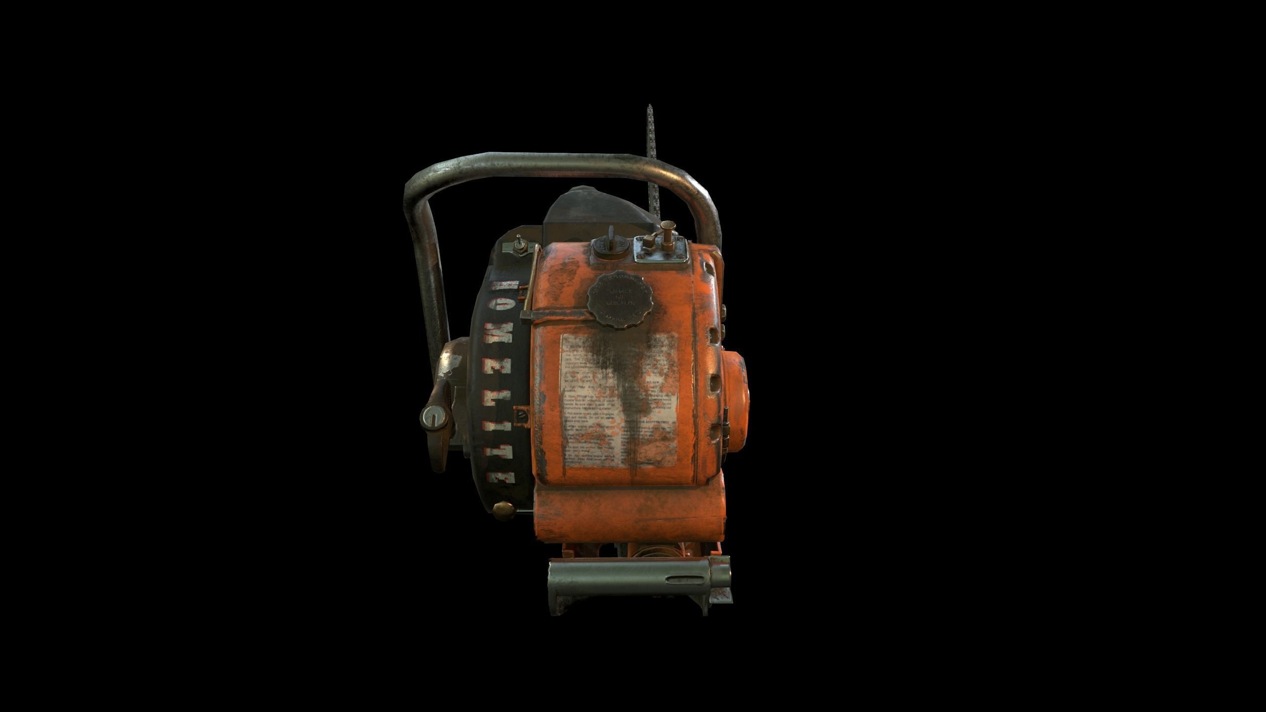 3D model Chainsaw VR / AR / lowpoly CGTrader