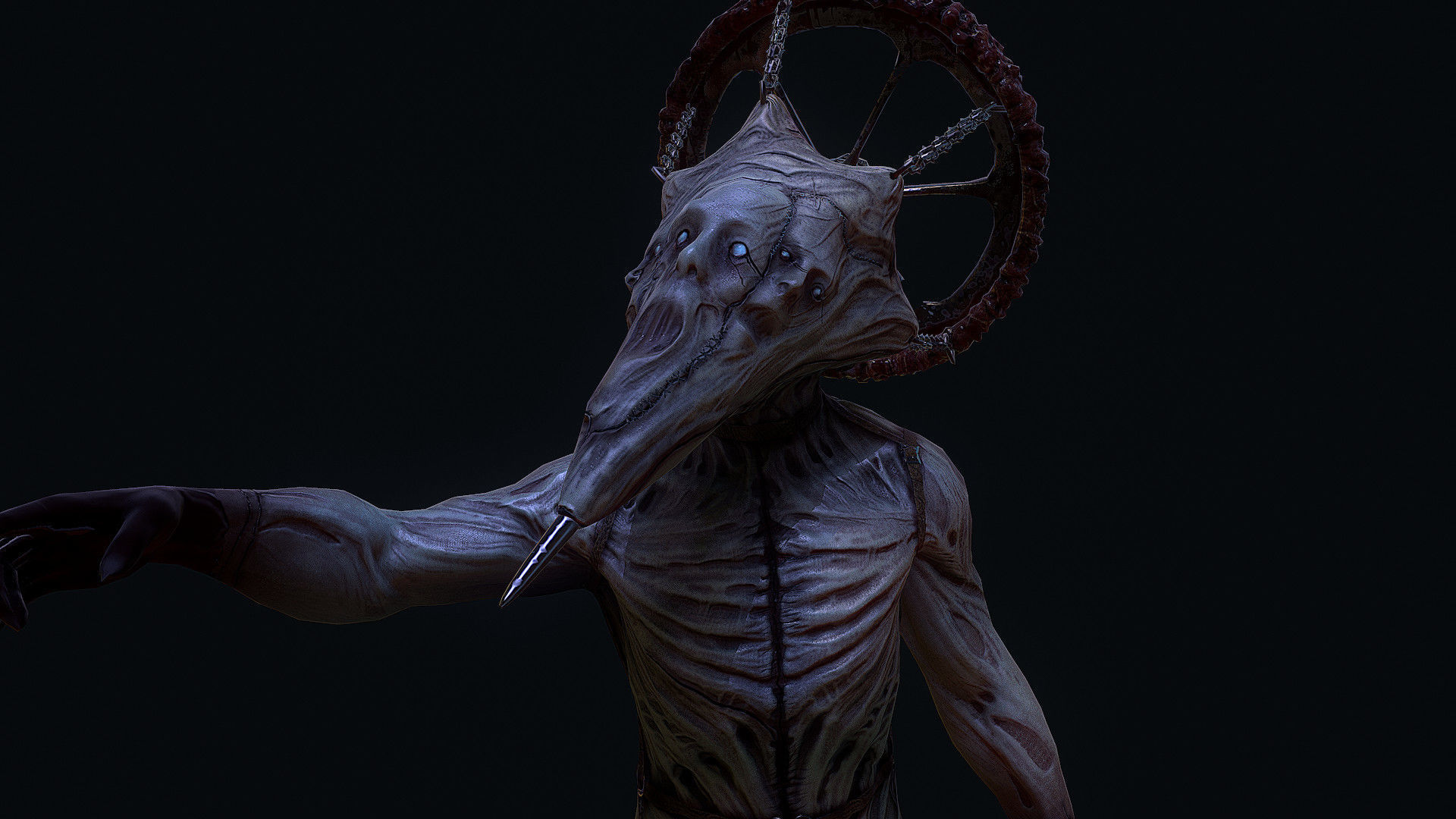 Conehead creepy horror enemy
