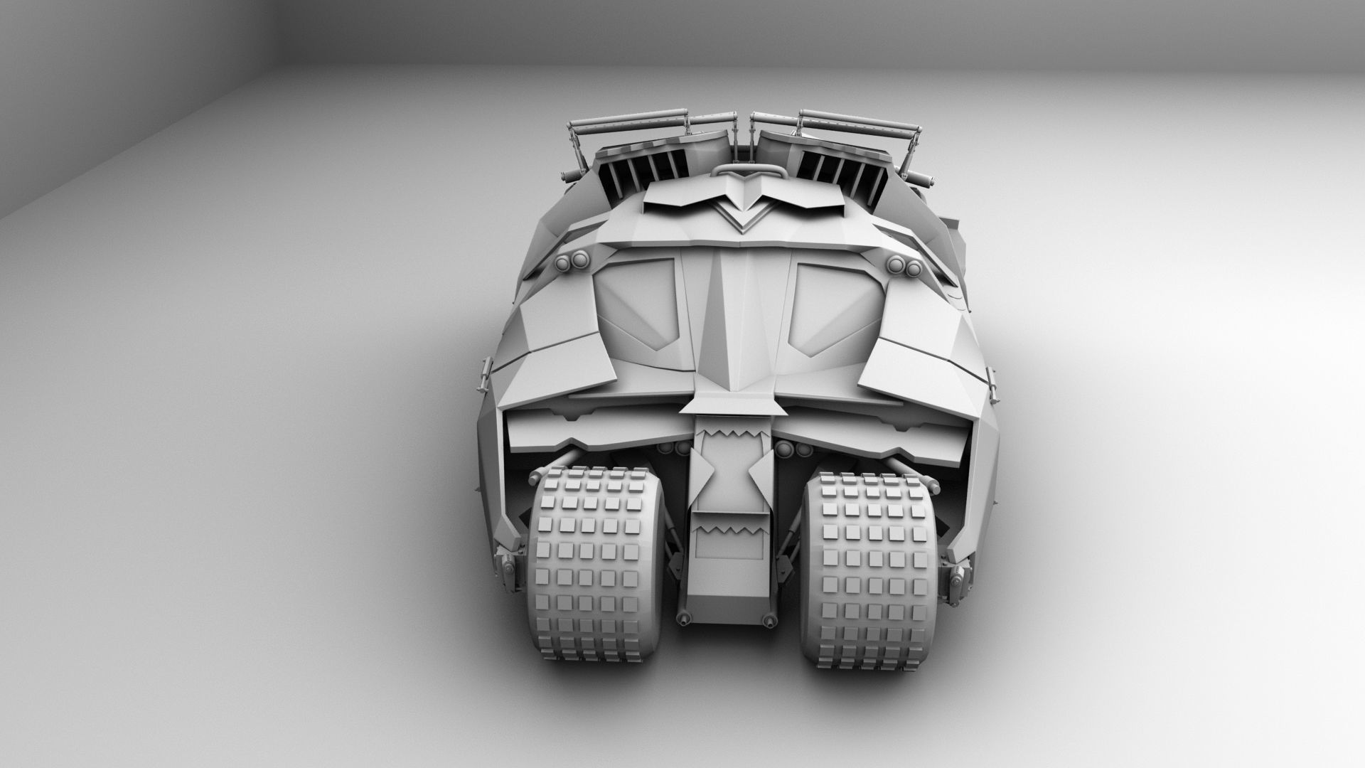Batman car 3D model CGTrader