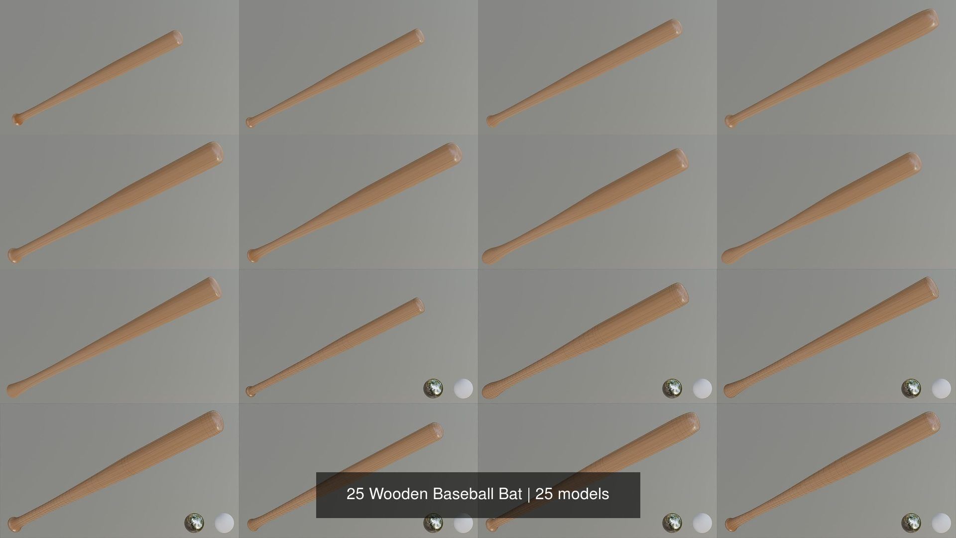 25 Wooden Baseball Bat Cgtrader 25 Wooden Baseball Bat Model Fbx 3