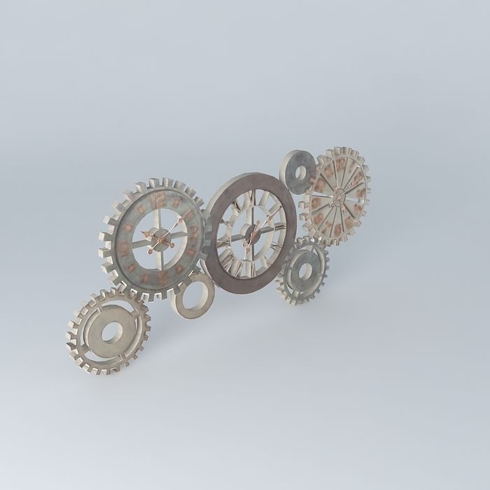 clock houses the world 3D model