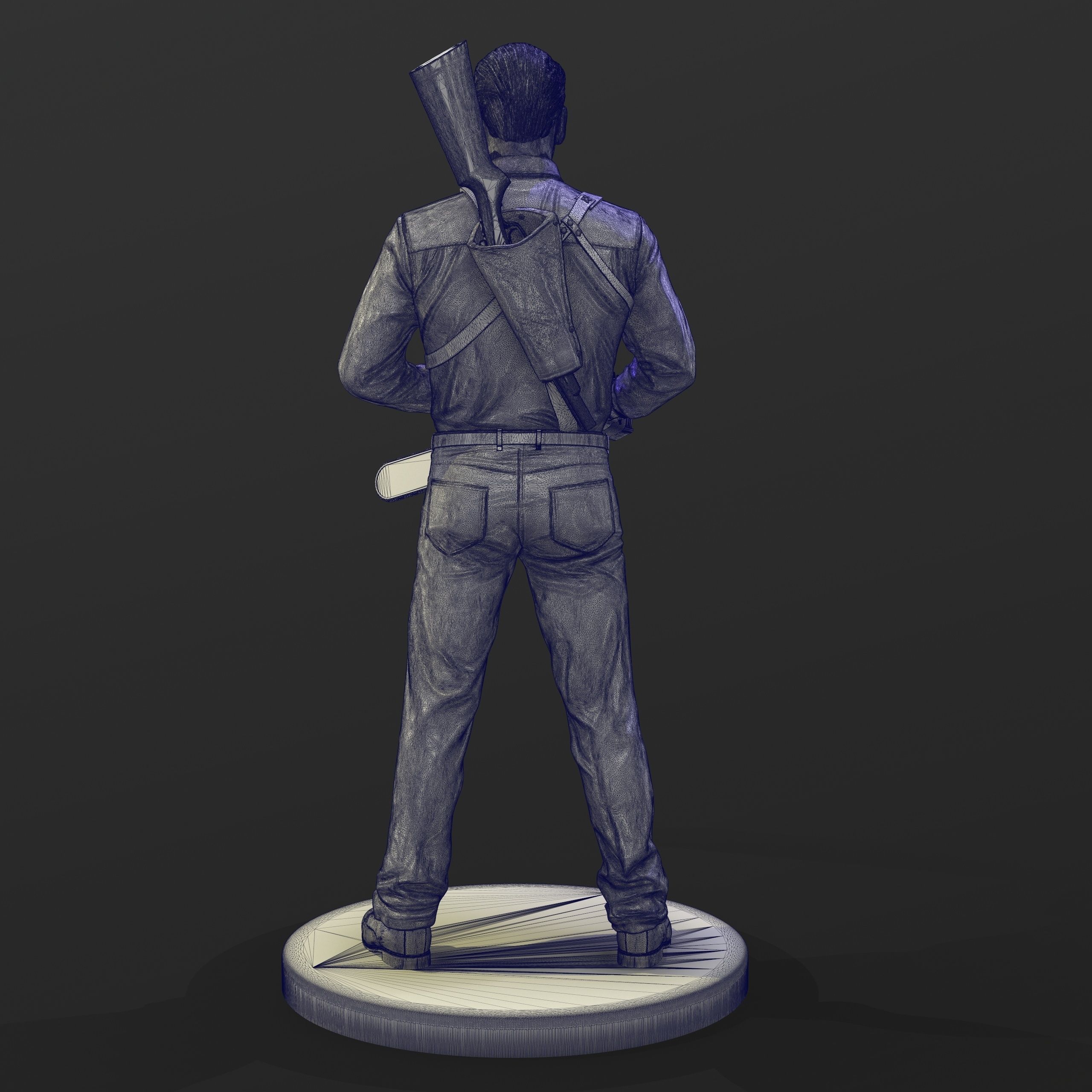 Ash vs evil dead figurine 3D model 3D printable | CGTrader
