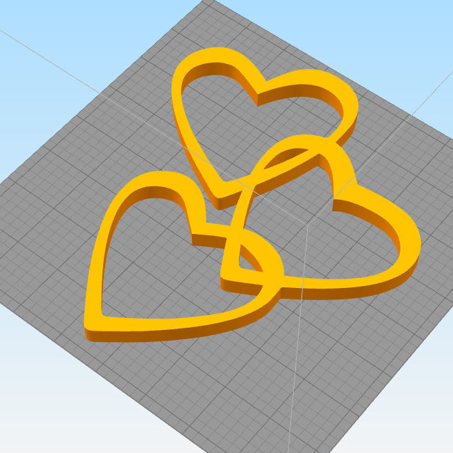 Family hearts photo frame 3D model 3D printable CGTrader