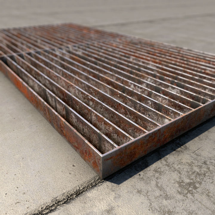 Rusted Metal grill