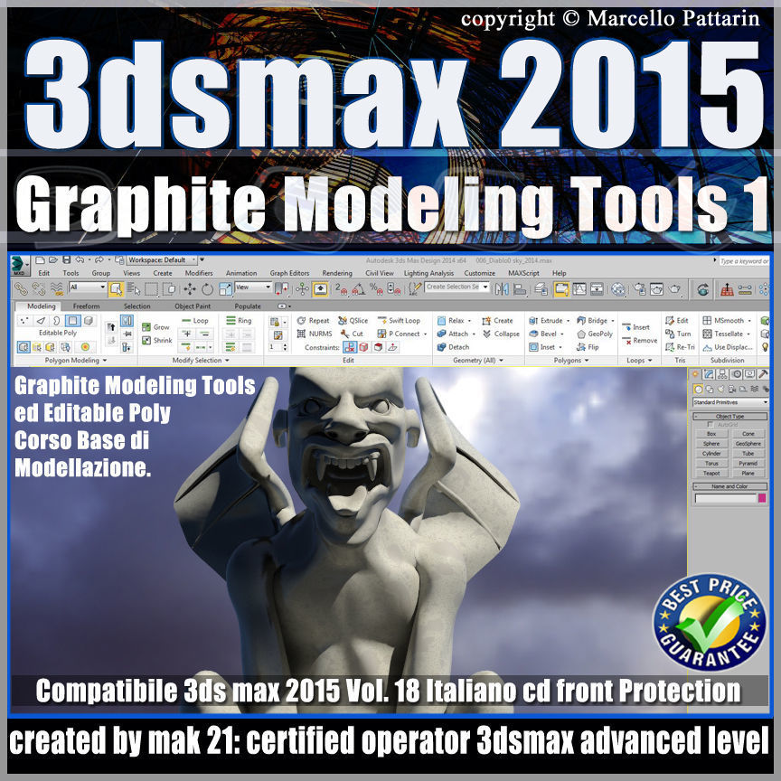 3ds max 2015 Graphite Modeling Tools1 v 18 cd front