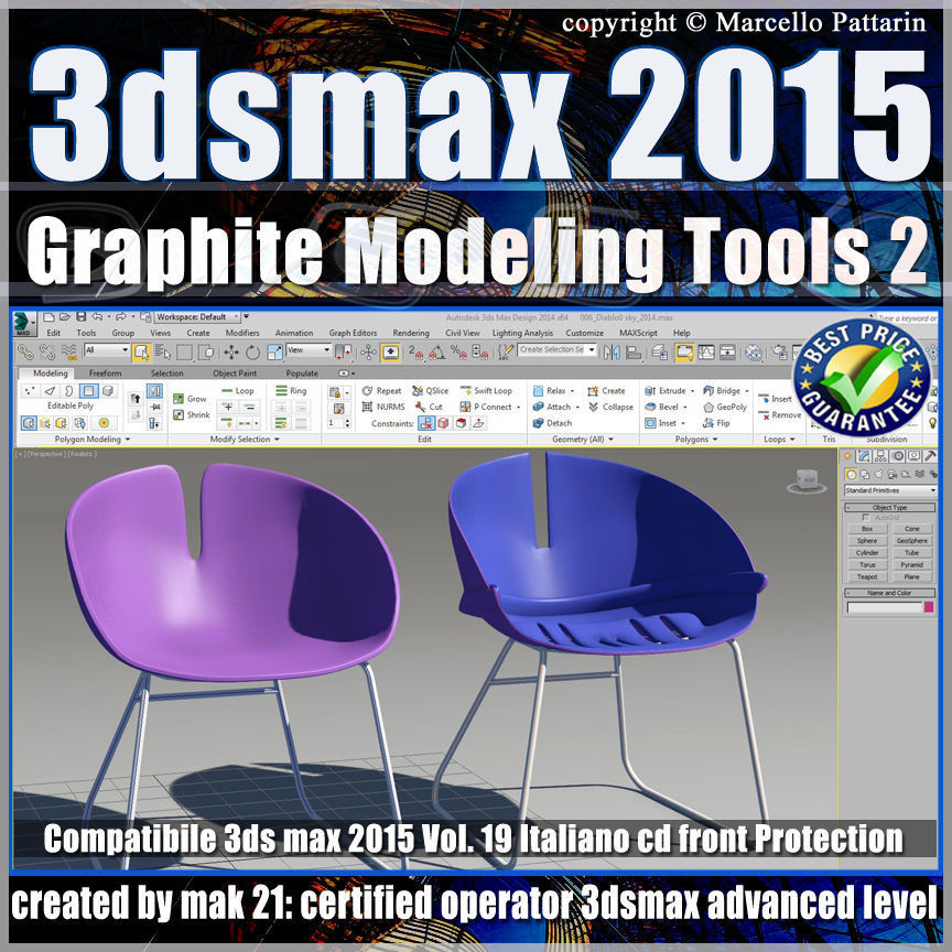 3ds max 2015 Graphite Modeling Tools 2 vol 19 cd front