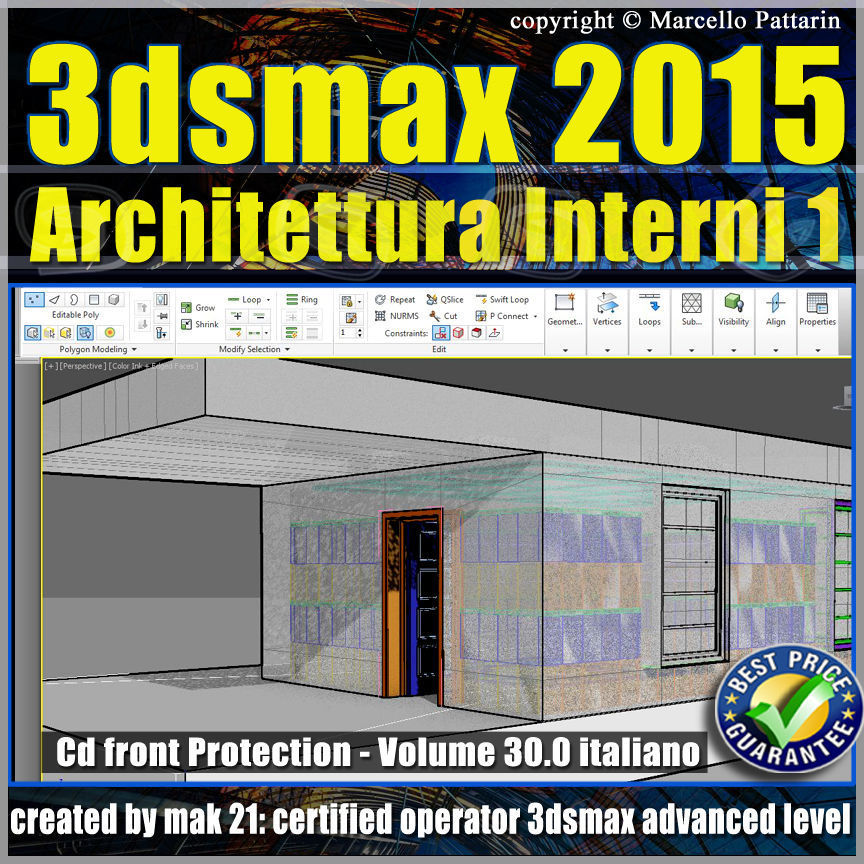 Video Corso 3ds max 2015 Architettura Interni 1 V 30 cd front