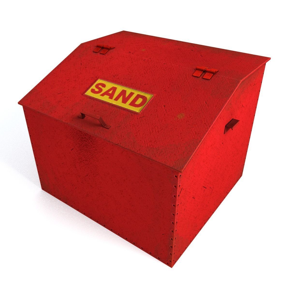 Box With Sand 3D asset | CGTrader