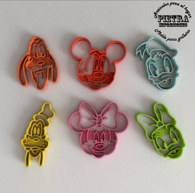 MOLDE CORTANTE PARA GALLETAS FONDANT MICKY MOUSE DISNEY