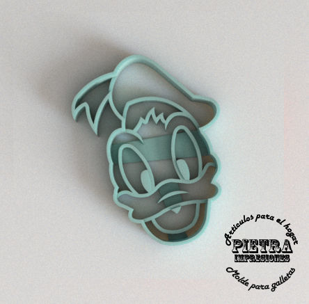 MOLDE CORTANTE PARA GALLETAS FONDANT DONALD DISNEY