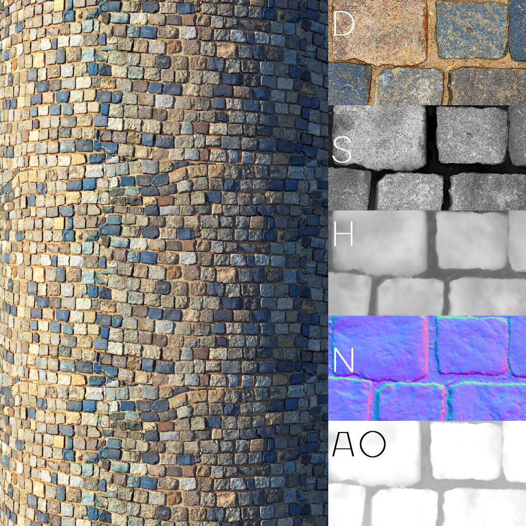 Old Pavement 3D Model CGTrader