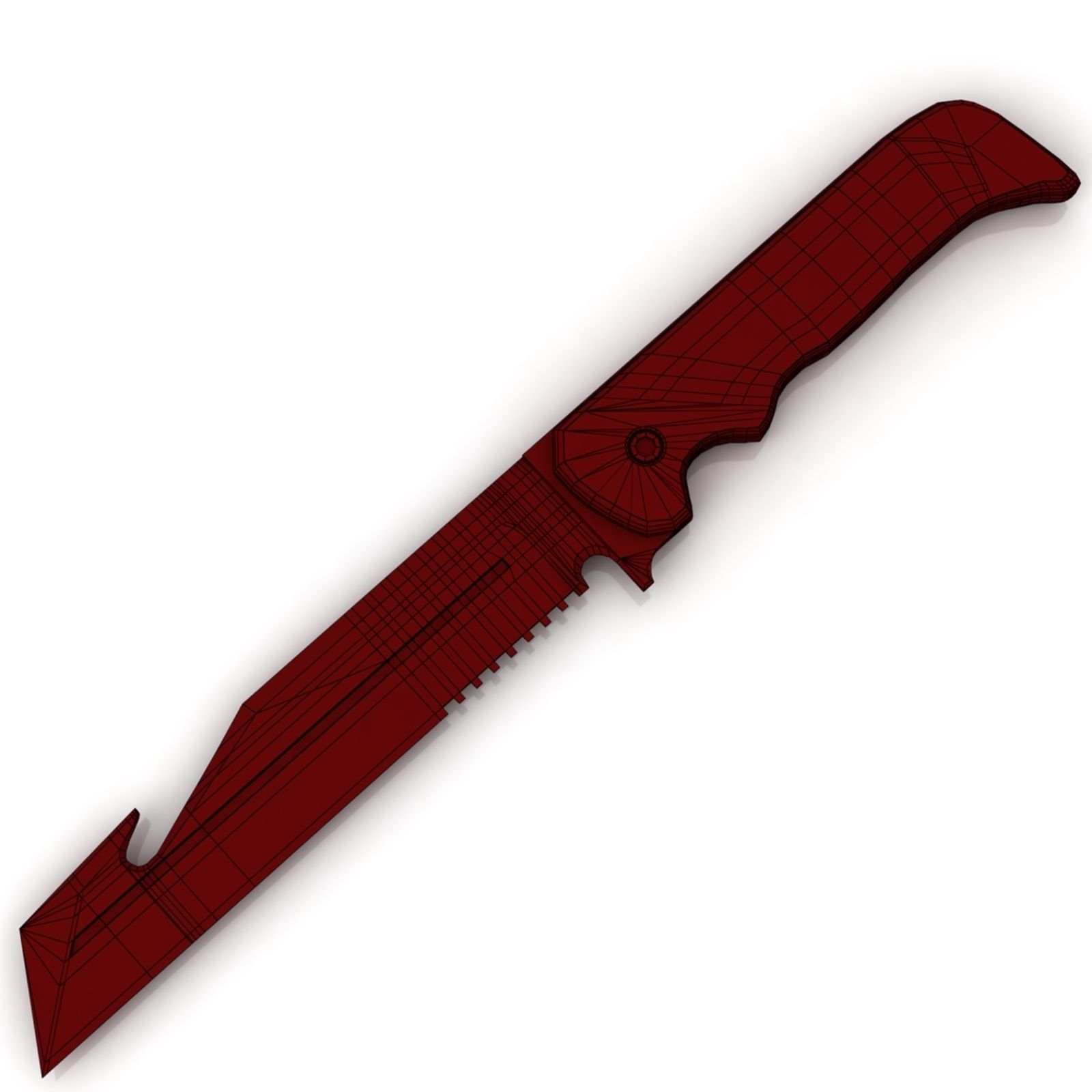 3D model ACB90 Advanced Combat Blade VR / AR / lowpoly MAX