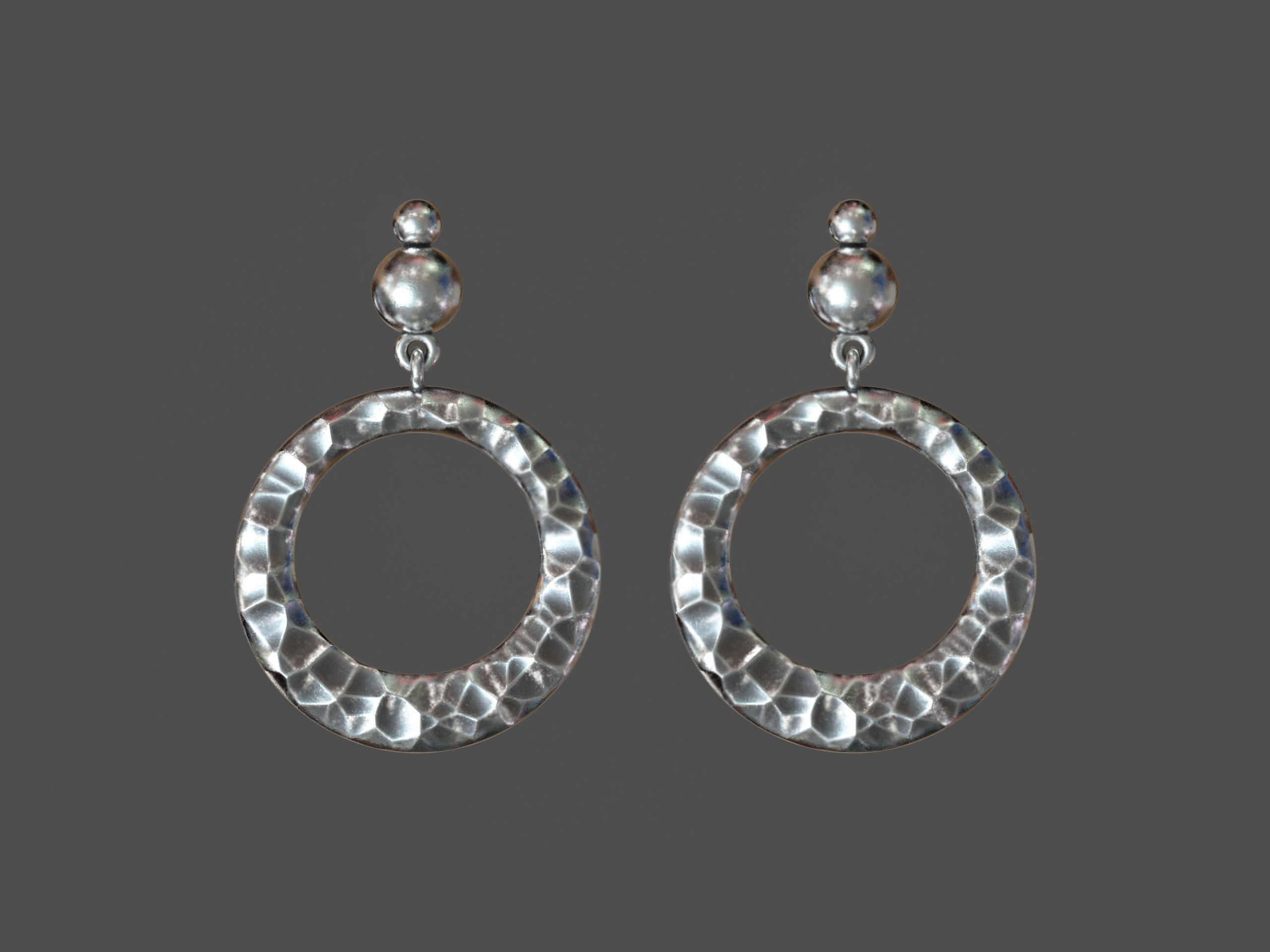Stone earrings