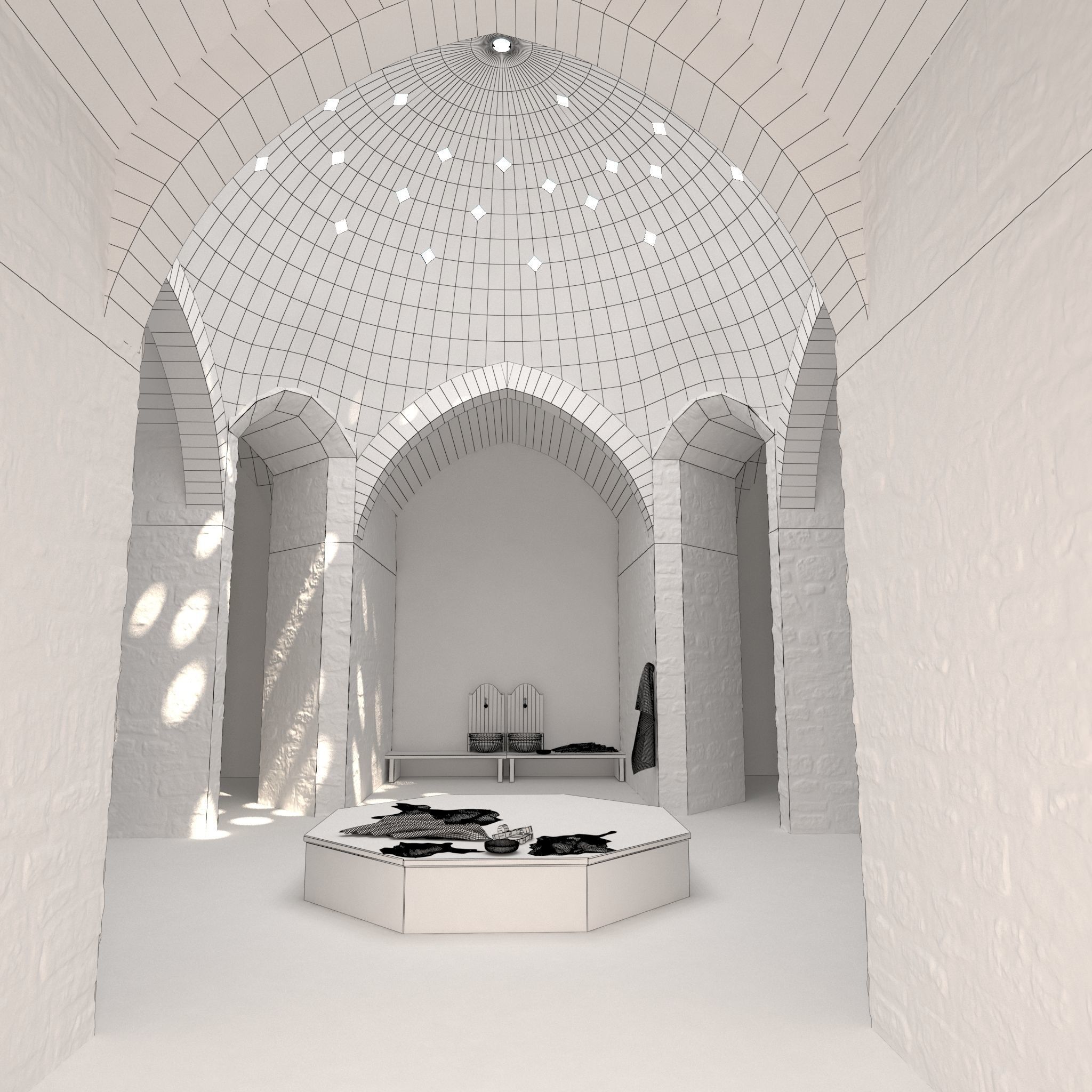 Turkish Bath 3D model CGTrader